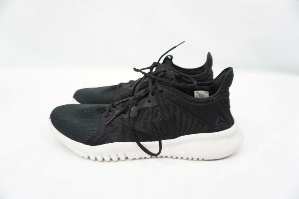 REEBOK FLEXAGON 2 USED MEN 13 BLACK FABRIC SNEAKERS/RUNNING SHOES